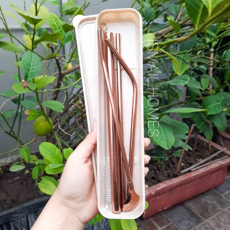 Metal straw set