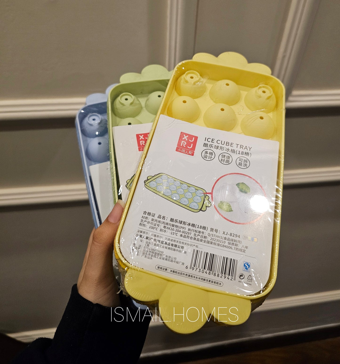 18 Grid Spherical Ice Cube Tray