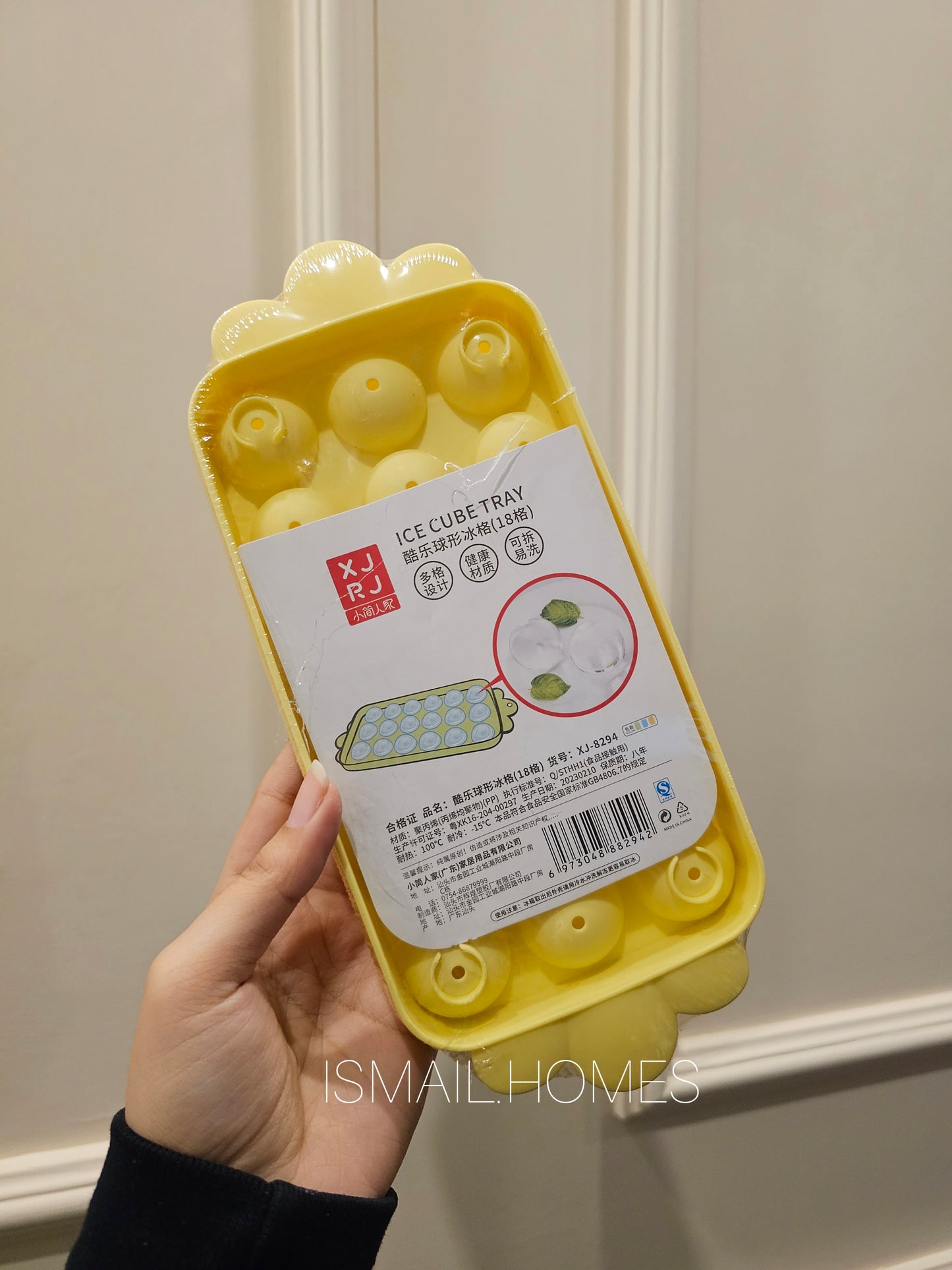 18 Grid Spherical Ice Cube Tray