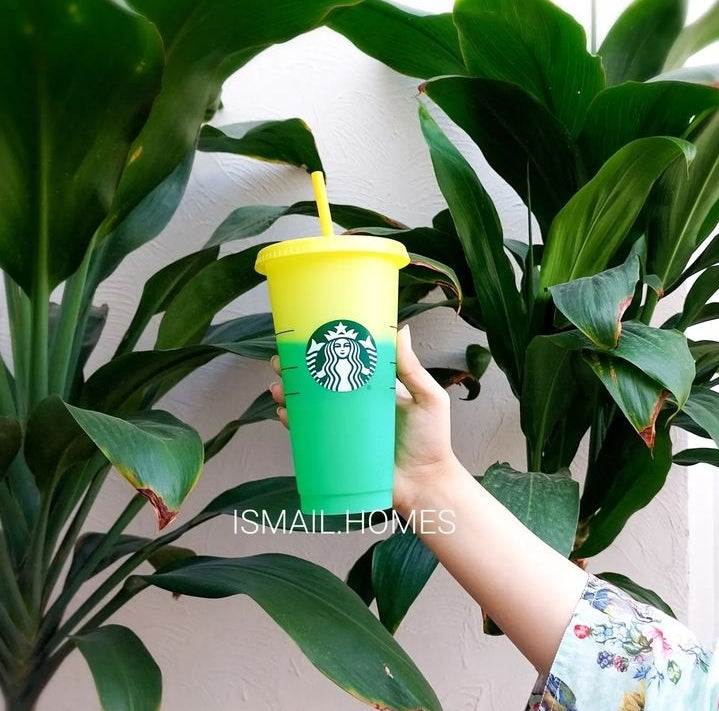 Set of 5 Starbucks Color Changing Cups