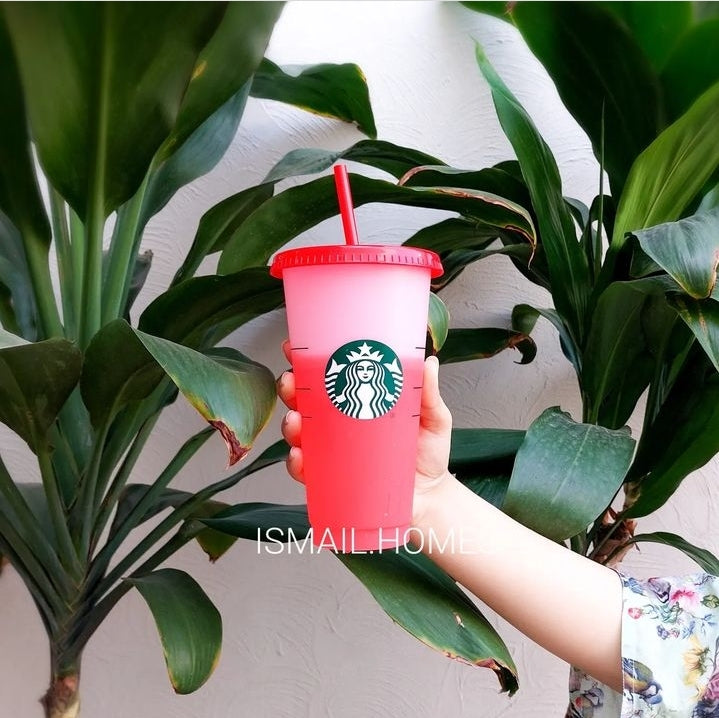 Set of 5 Starbucks Color Changing Cups