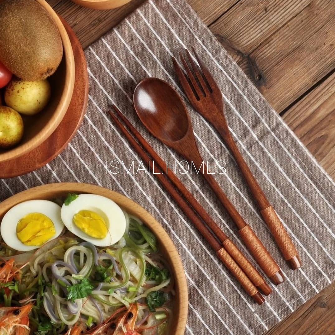 Japanese Wooden Cutlery