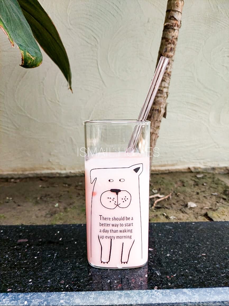 Transparent Borosilicate Light Weight 400ml Square Glass