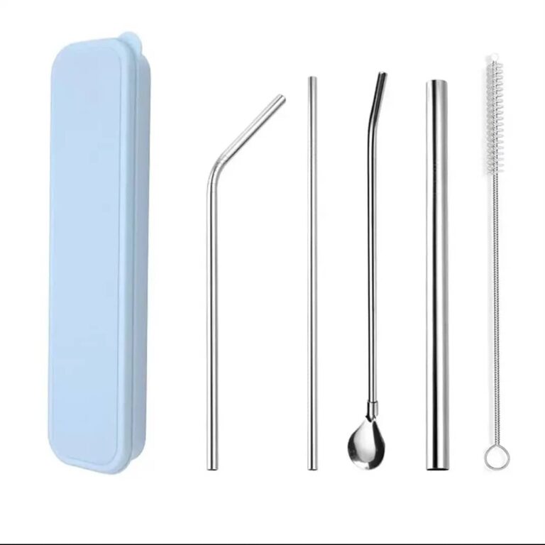 Metal straw set