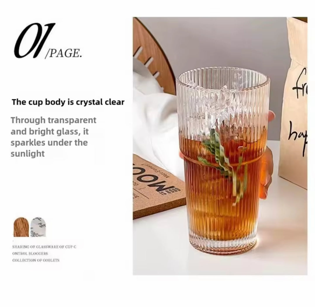 600ML Nordic Iced Coffee Glass