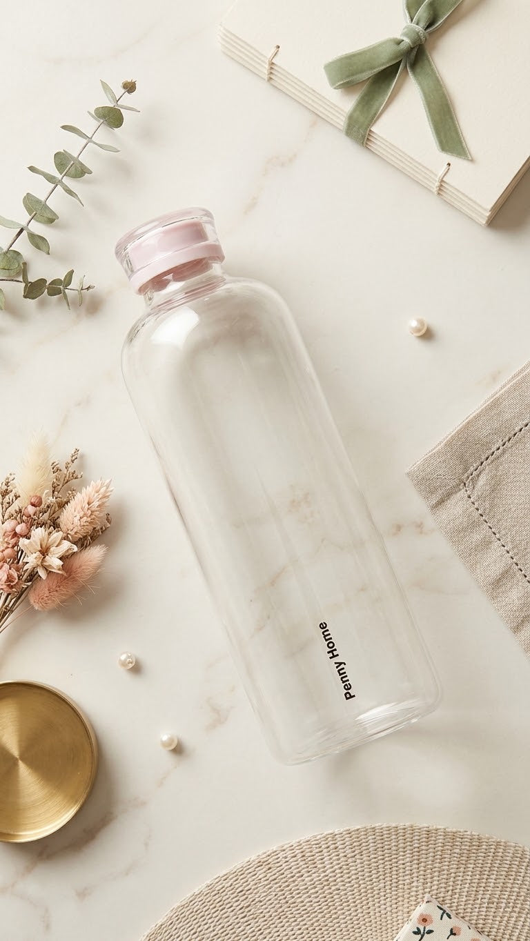 Danny homes glass water bottles