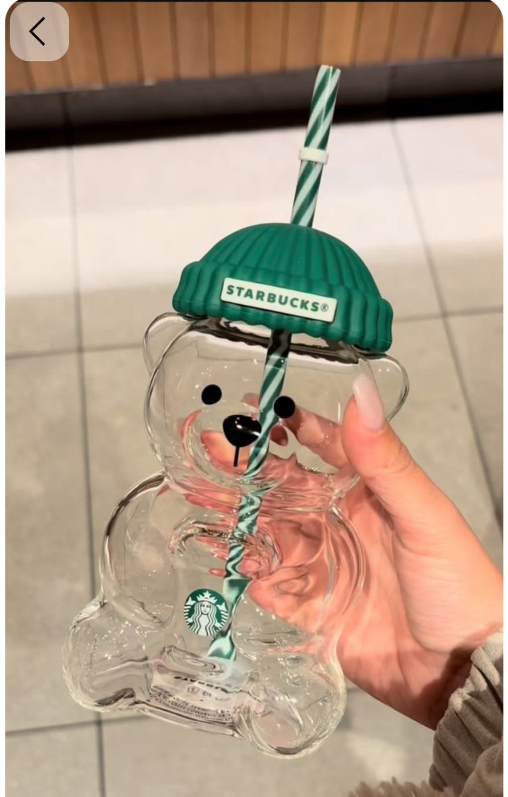 Starbucks Teddy bear cup