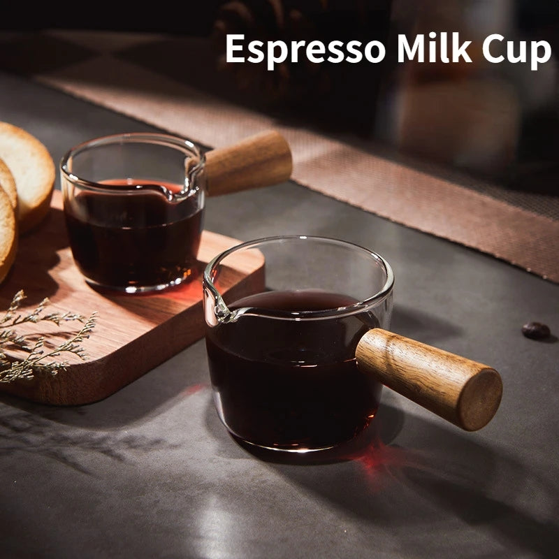 65ML Cup with wooden handle for Espresso or Condiments