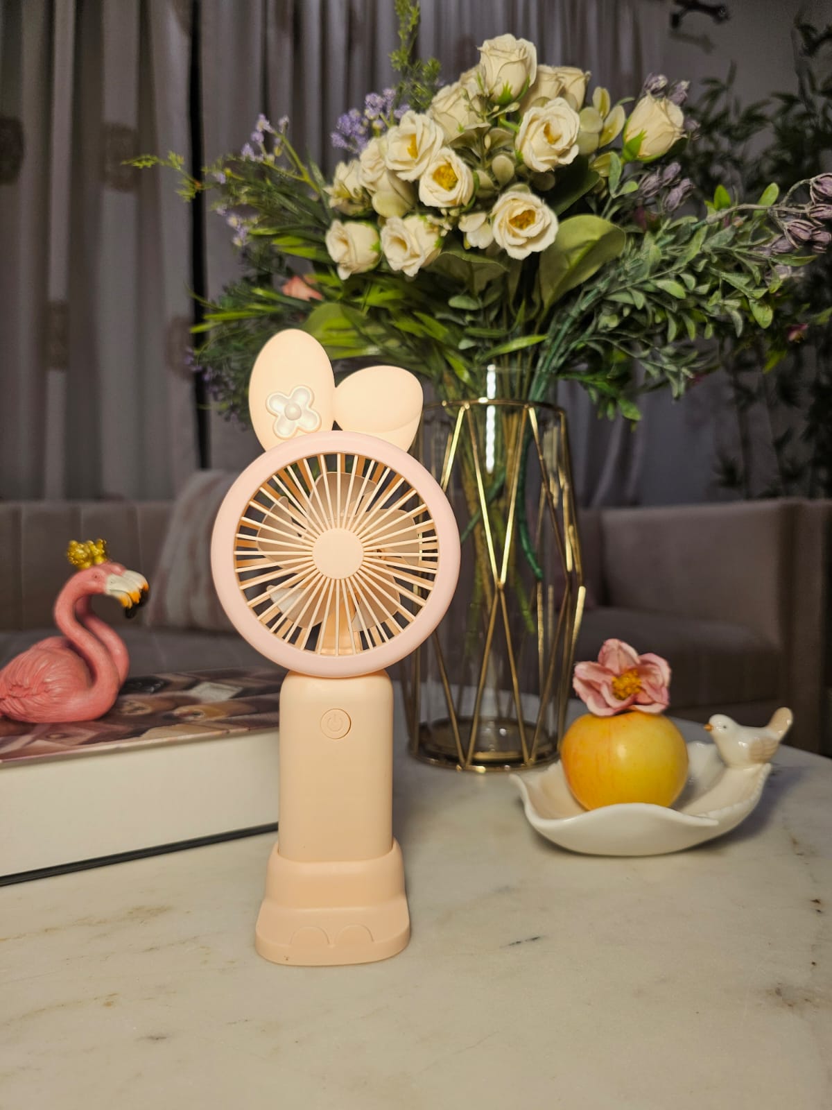 Rechargeable bunnies fan