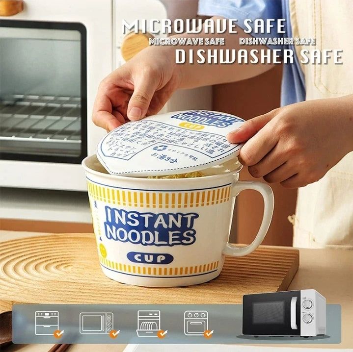 Noodle Bowl (Free Metal Chopsticks)