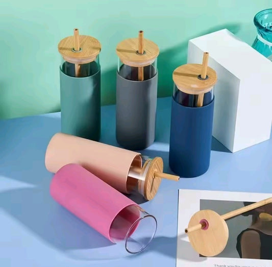 Bamboo Glass Tumbler – Eco Sip Series