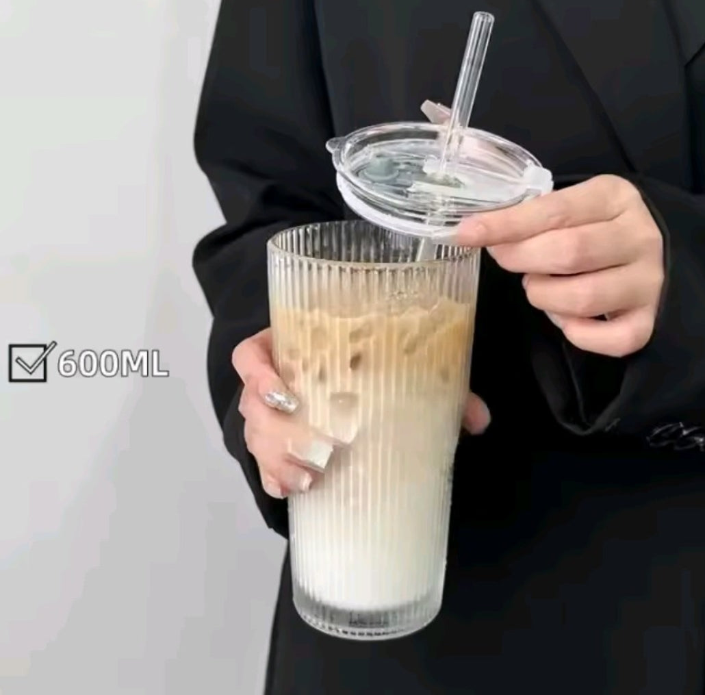 600ML Nordic Iced Coffee Glass
