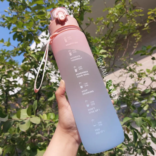 1 litre gradient water bottle