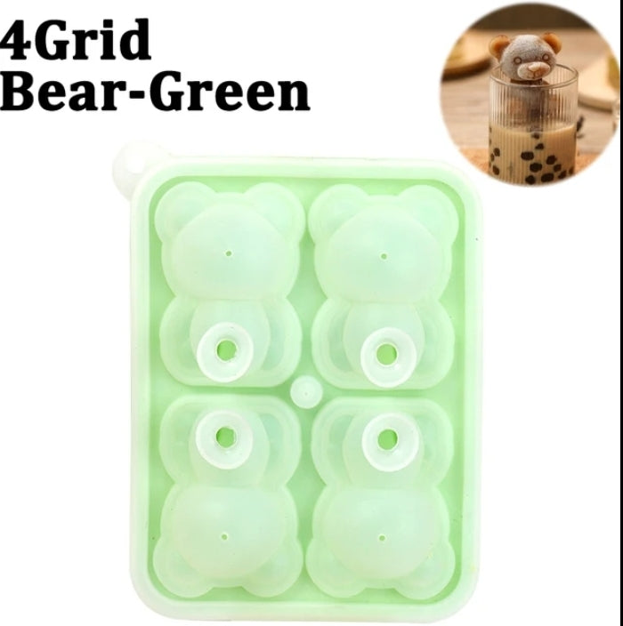 Bear Ice Cube (4 grid)