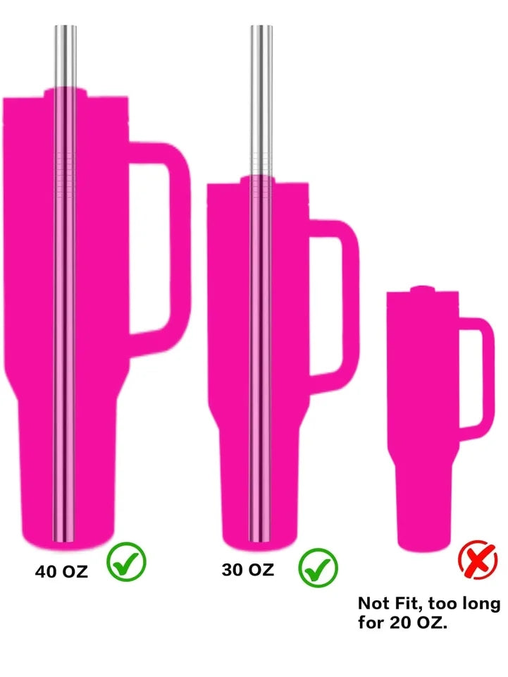 Long Steel Straws for Stanley [30cm*10mm]