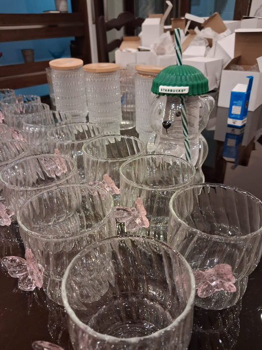 Butterfly glass