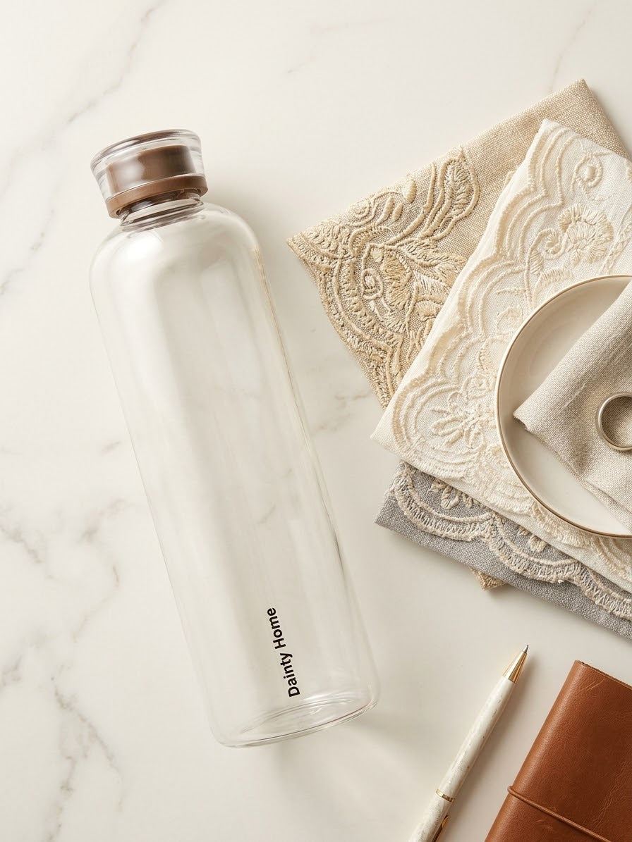 Danny homes glass water bottles