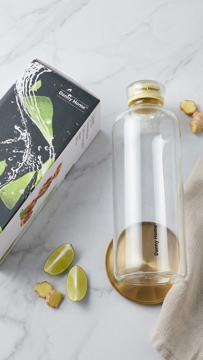 Danny homes glass water bottles