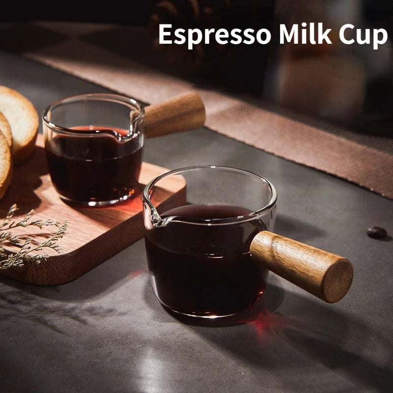 110ML Cup with wooden handle for Espresso or Condiments