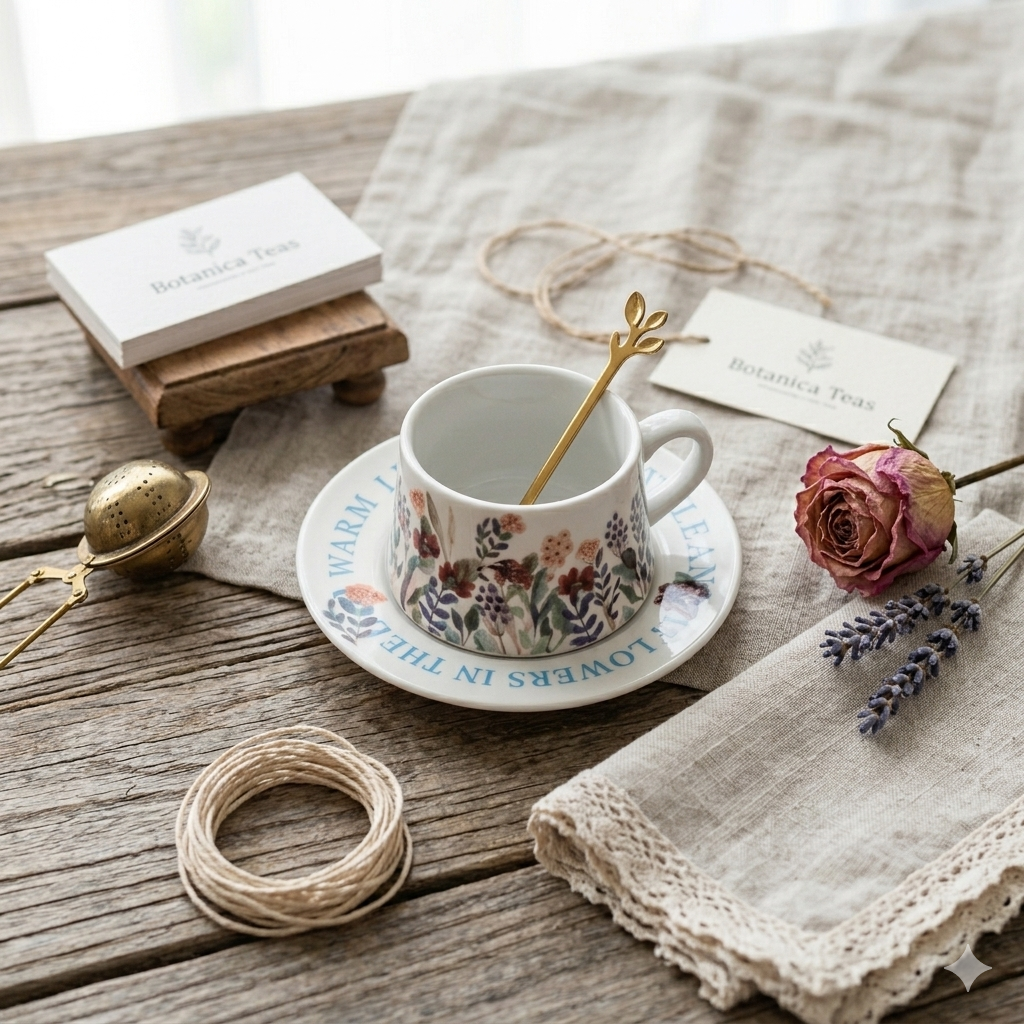 Vintage ceremic teacups