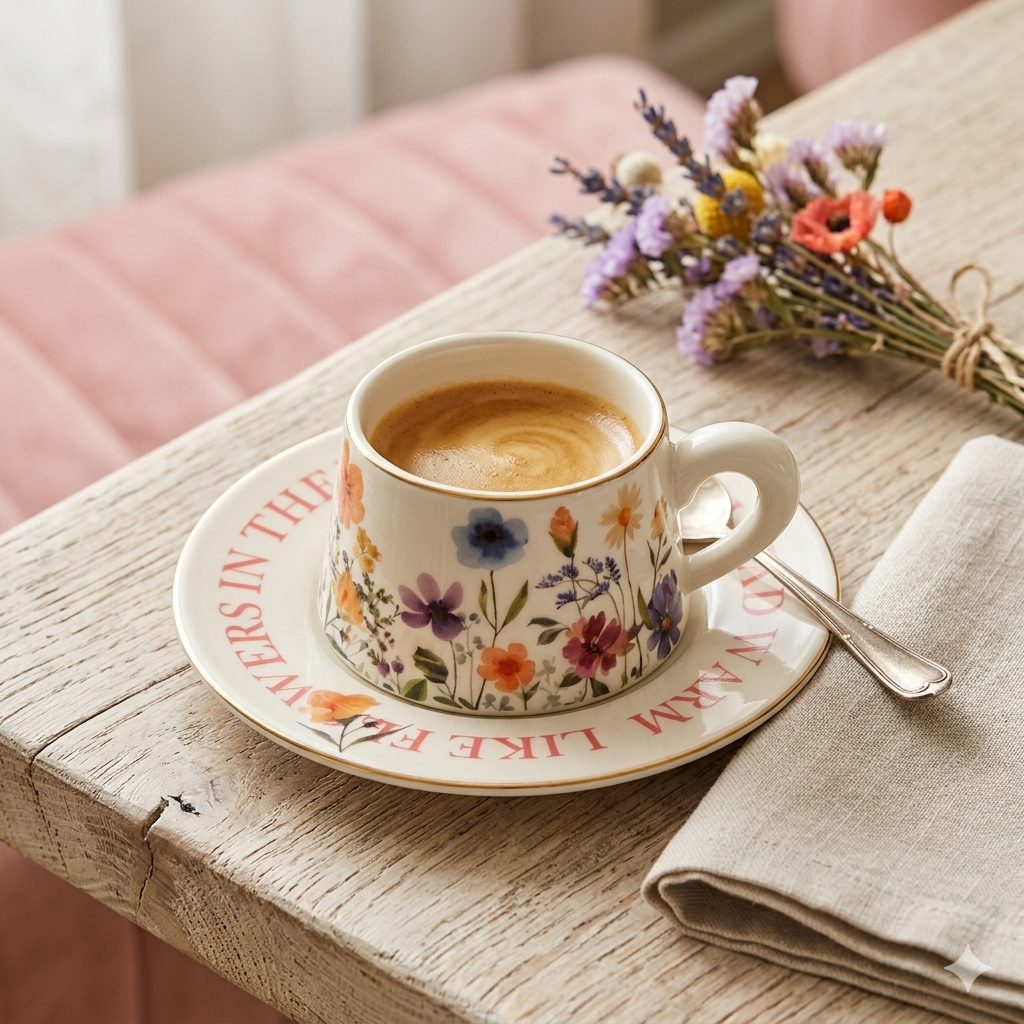 Vintage ceremic teacups