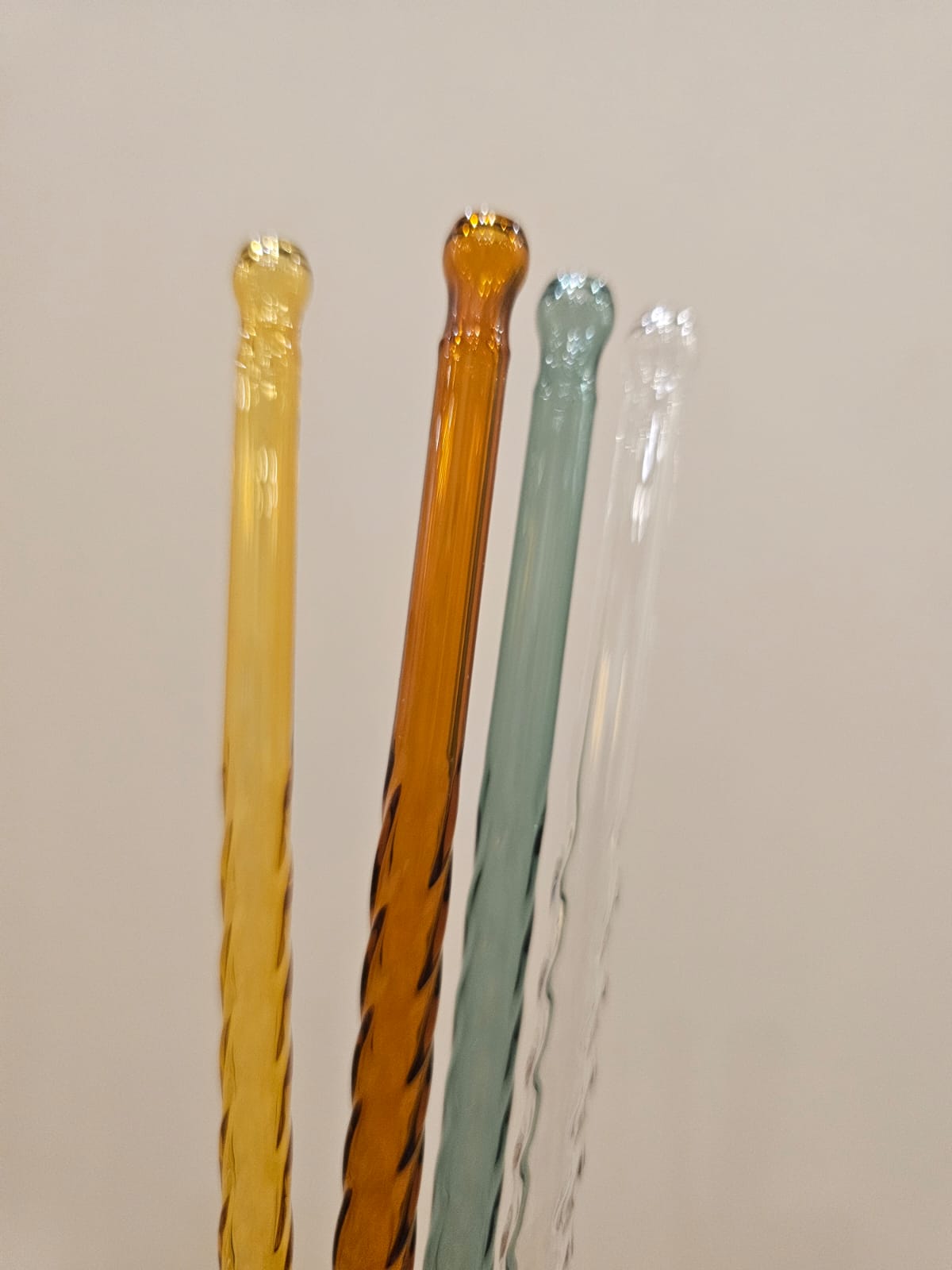 Glass straws