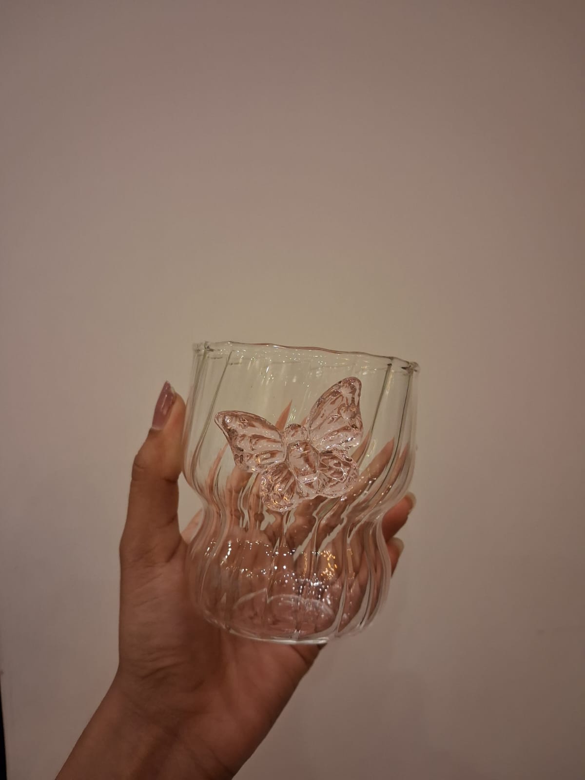 Butterfly glass
