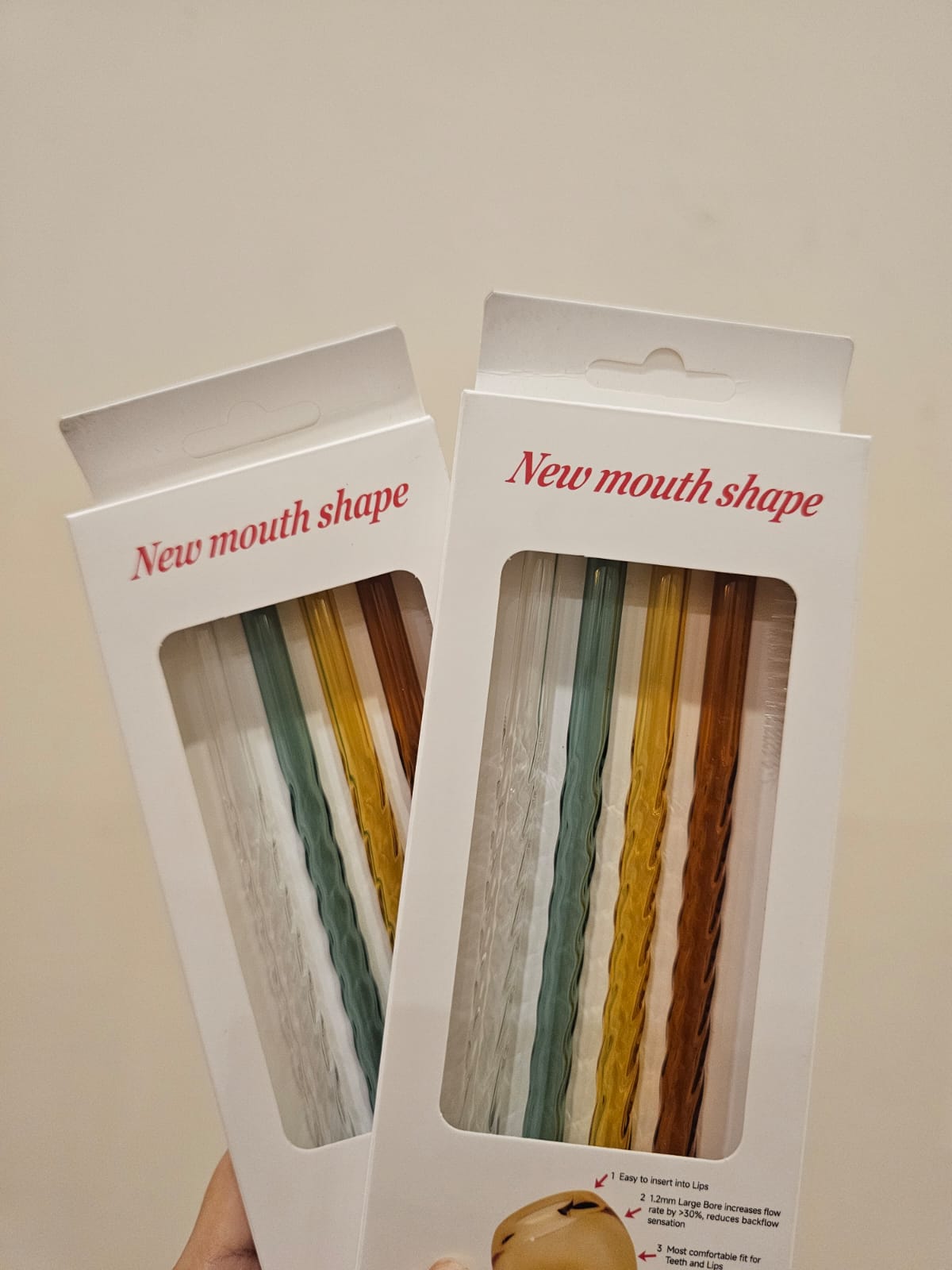 Glass straws