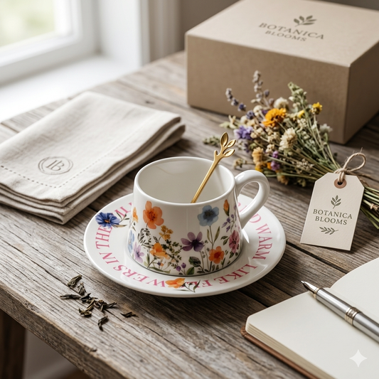 Vintage ceremic teacups