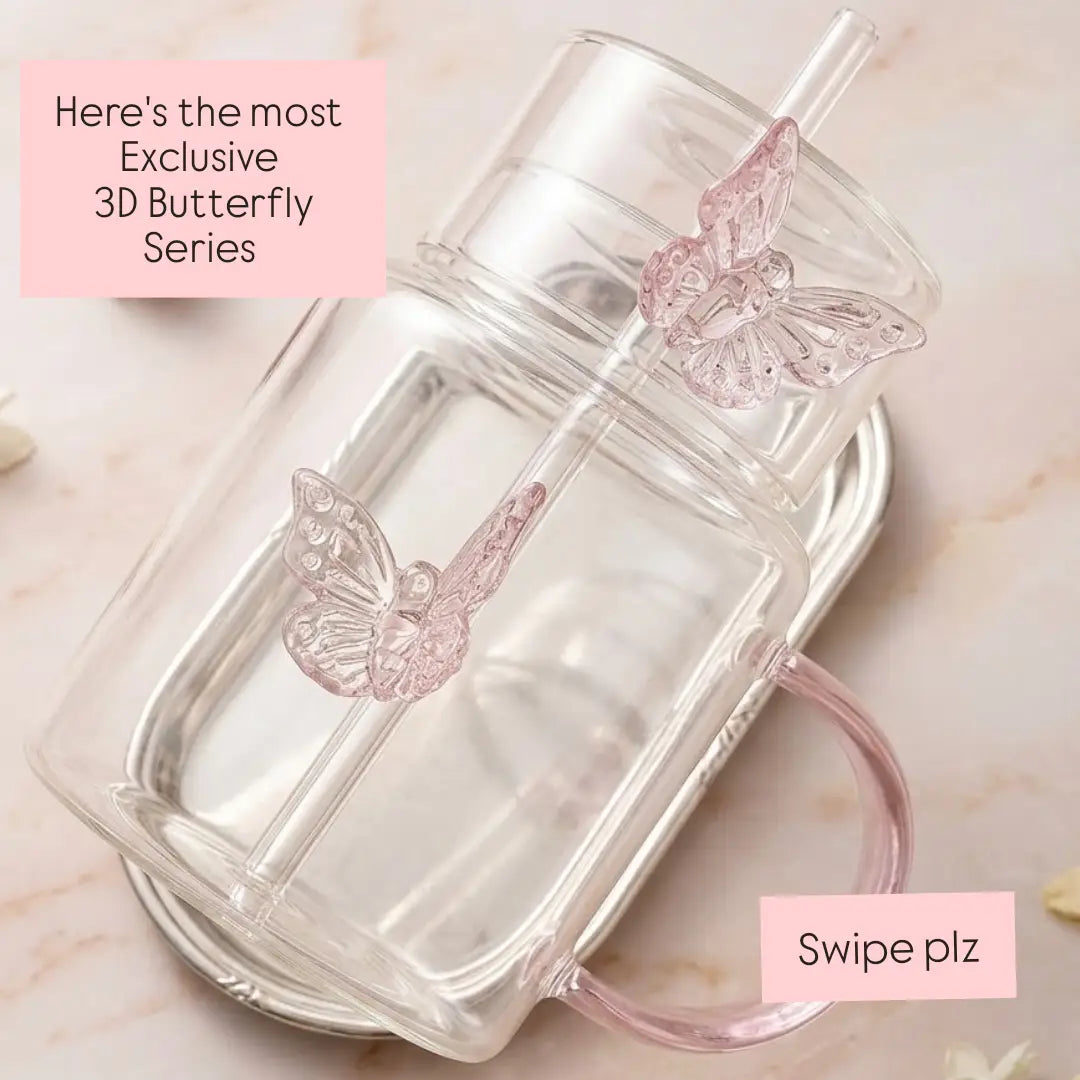Butterfly Mason jars