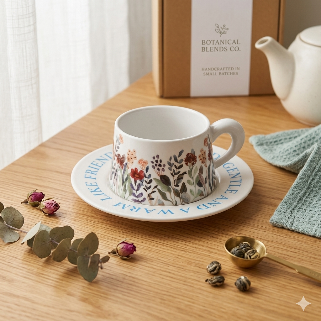 Vintage ceremic teacups