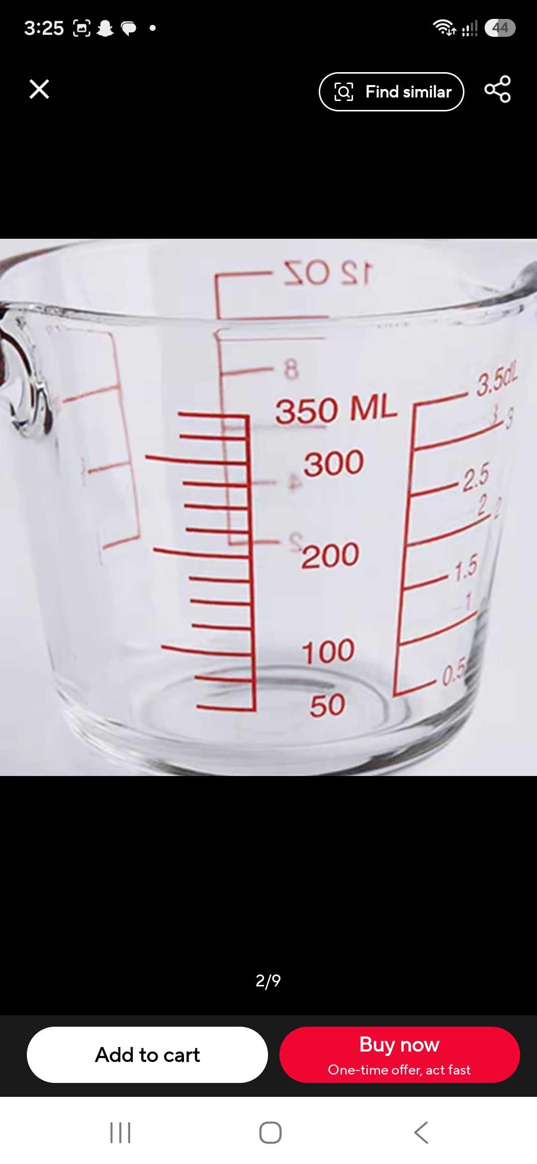 Measuring jug